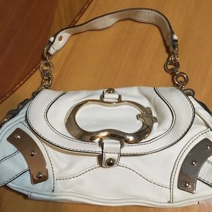 Cream and gold chain Guess bag!!